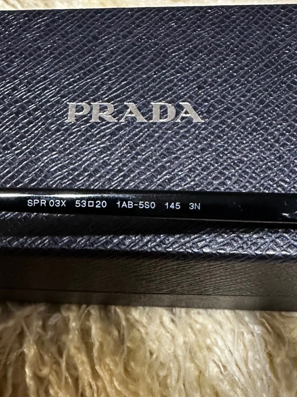 PRADA SPR03X Authentic Square Sunglasses.
